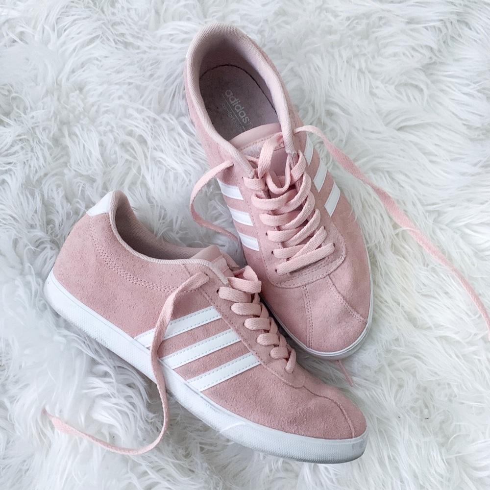 Adidas Shoes (gently used) in Blush Pink